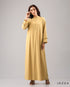 Polyester A Line Dress With Decorative Cuff Detail 60601